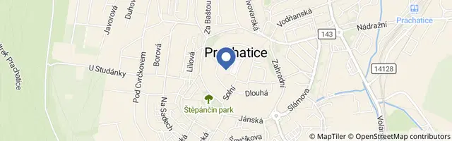 Mapa - Festival piva Prachatice 2026