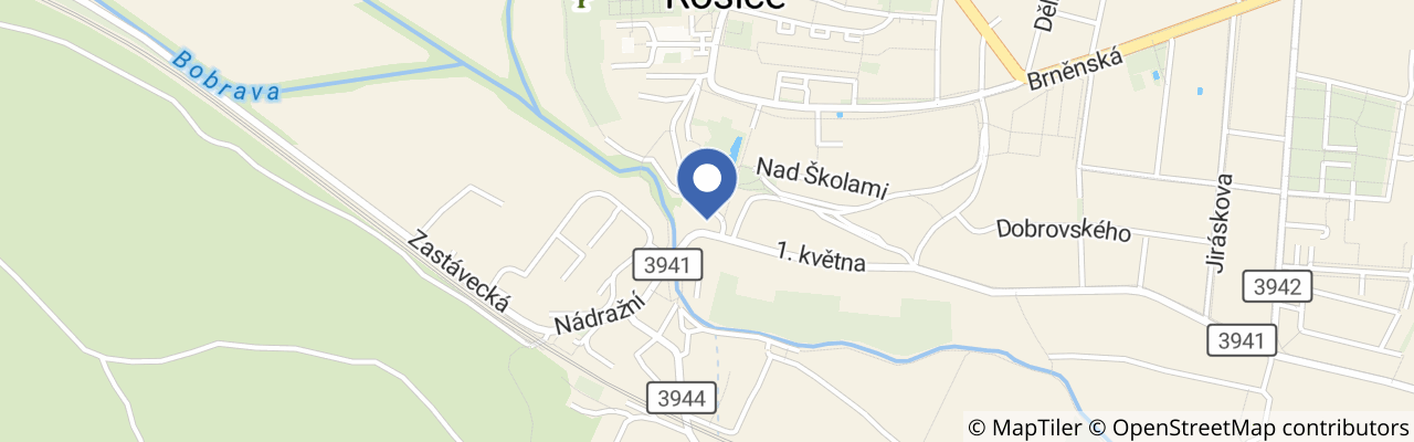 Mapa - Setkání pivovarů v Rosicích 2026