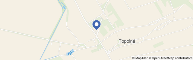 Mapa - Penzion Topolský pivovar