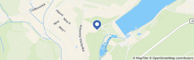 Mapa - Penzion U Hráze