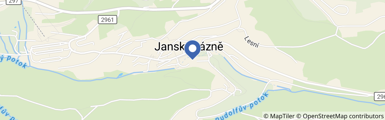 Mapa - Řemeslný trh na kolonádě v Janských Lázních 2026