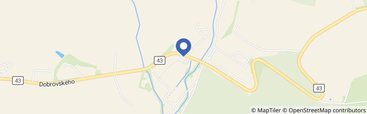 Mapa - Penzion Country Steak Restaurant