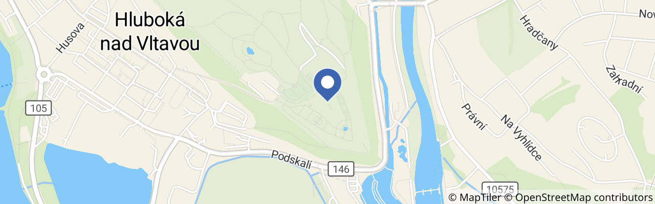 Mapa - Právo první noci – romantická komedie na zámku Hluboká