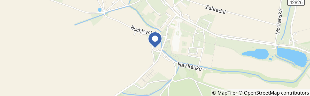 Mapa - Hotel Mlýn Velehrad