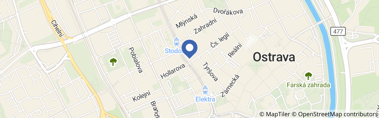 Mapa - Ostravský festival – Léto v centru 2026