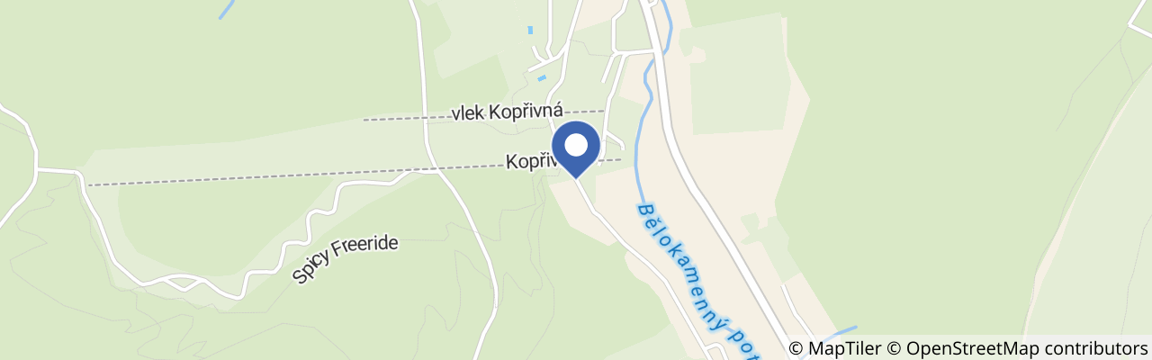 Mapa - Apartmány Pod strání