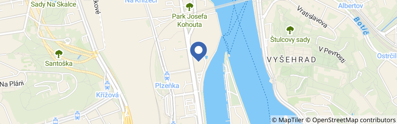 Mapa - Vánoční trhy na Staroměstském náměstí v Praze 2026