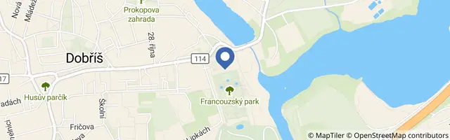Mapa - Koncert holandských umělců v Dobříši