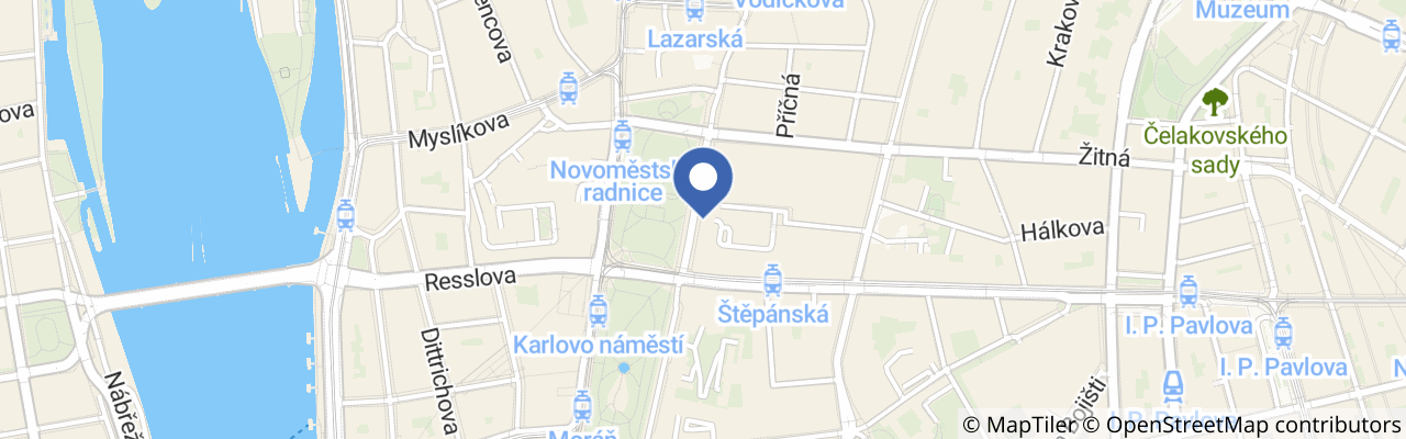 Mapa - Stylové večery na Novoměstské radnici 2026