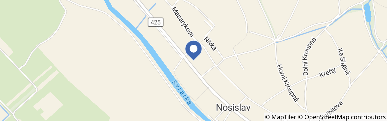 Mapa - Den otevřených sklepů v Nosislavi 2026