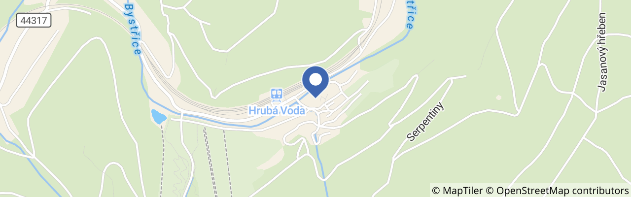 Mapa - Wellness Hotel Hluboký Dvůr