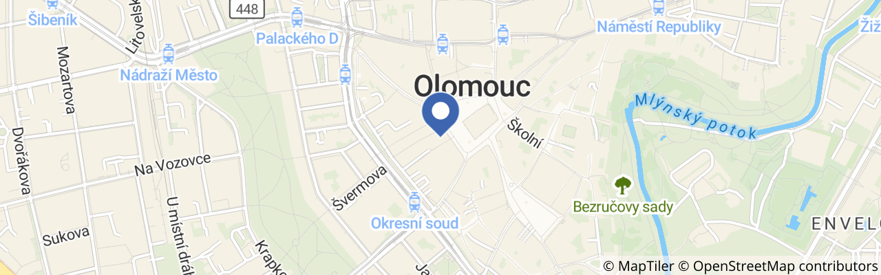 Mapa - Mezinárodní varhanní festival Olomouc 2026