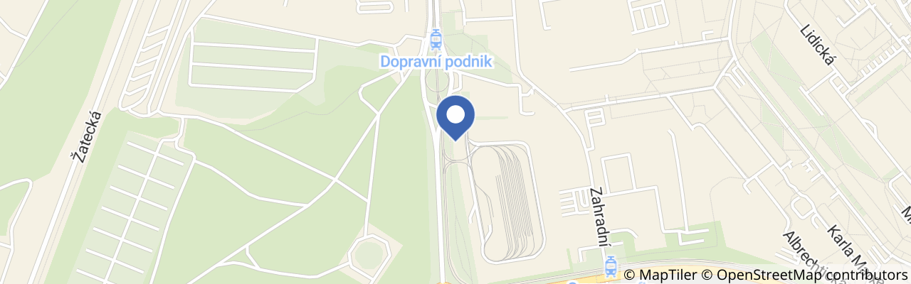 Mapa - Den otevřených dveří Dopravního podniku měst Mostu a Litvínova – 125 let MHD na Mostecku