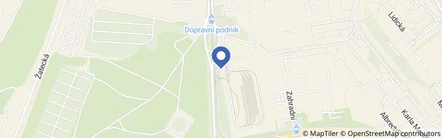 Mapa - Den otevřených dveří Dopravního podniku měst Mostu a Litvínova – 125 let MHD na Mostecku
