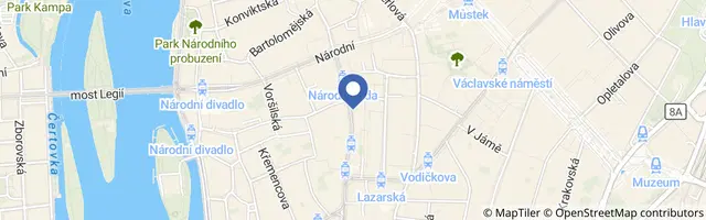 Mapa - Smyslů zbavení – komedie ve Studiu Ypsilon