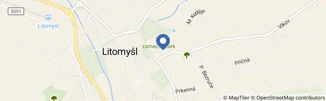 Mapa - Noční prohlídky piaristického chrámu v Litomyšli