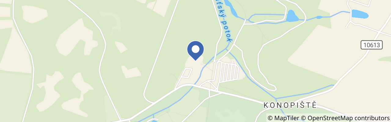 Mapa - Hotel Konopiště Nová Myslivna