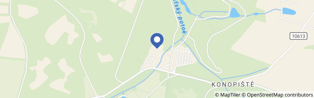 Mapa - Hotel Konopiště Nová Myslivna