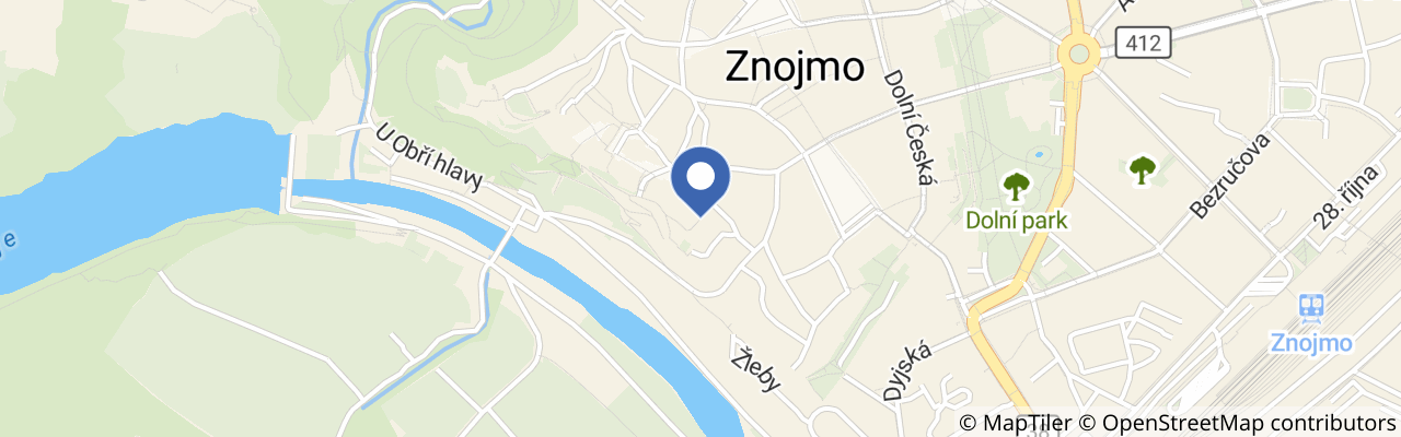 Mapa - Šramlfest Znojmo 2026