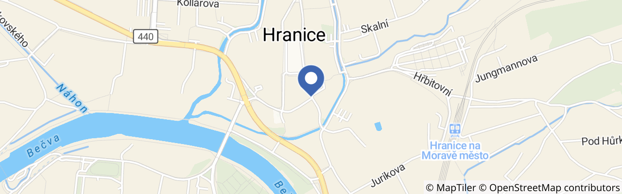 Mapa - Jakubkolo Bikefest Hranice 2026