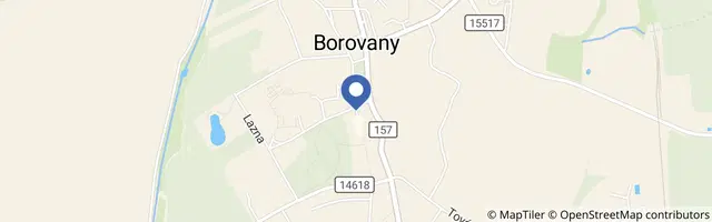 Mapa - Hody s plody podzimu v Borovanech 2026
