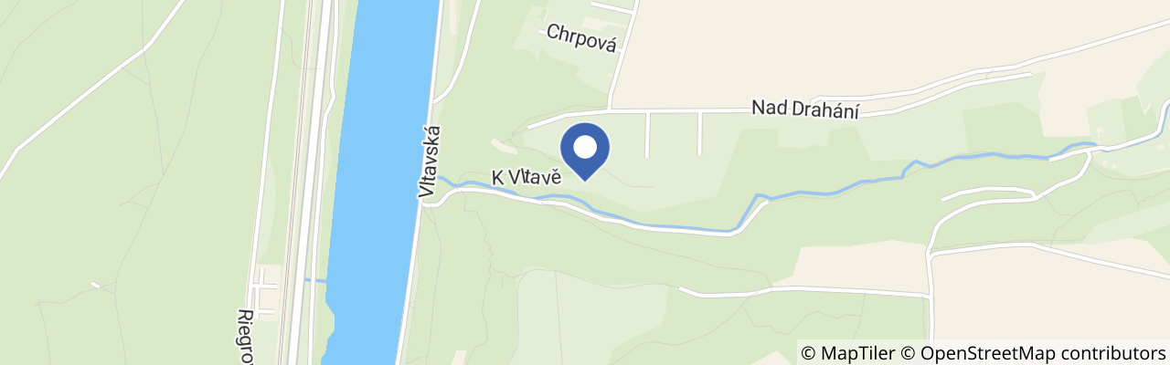 Mapa - Dračí sešup – terénní výzva v Draháňském údolí