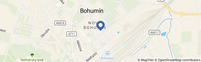 Mapa - Letní kino v Bohumíně 2026