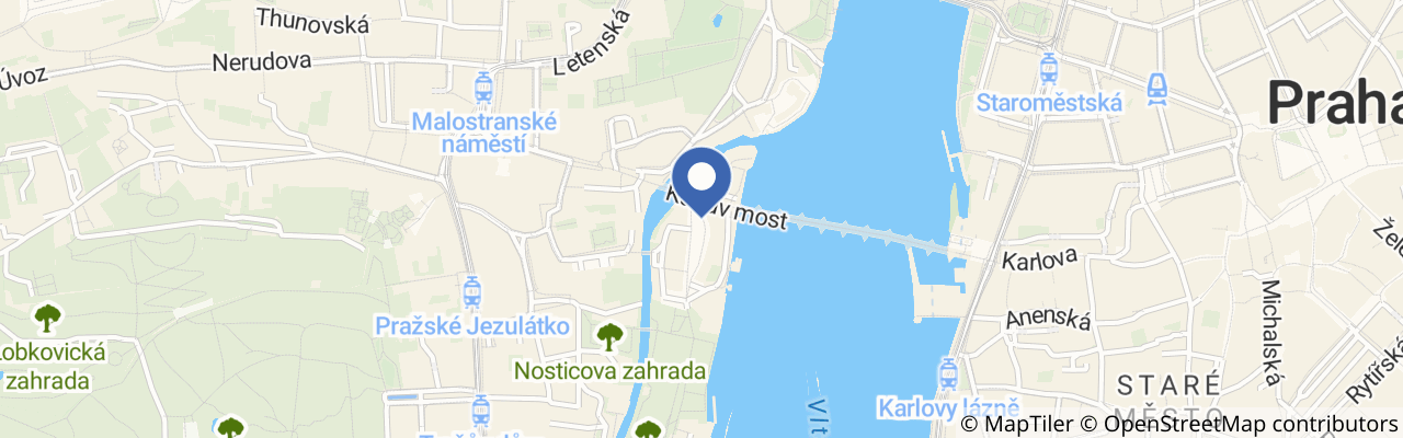 Mapa - Francouzský trh na Kampě 2026