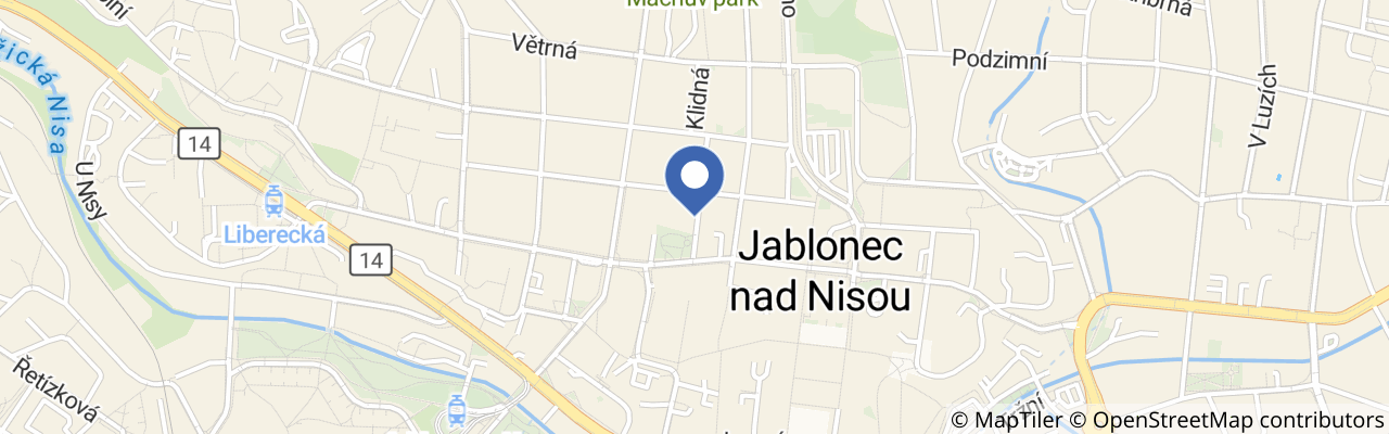 Mapa - Hotel Rehavital