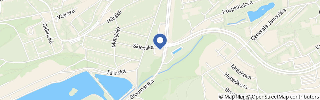 Mapa - Komentovaná prohlídka Emauzského kláštera včetně podkroví a střešní vyhlídky