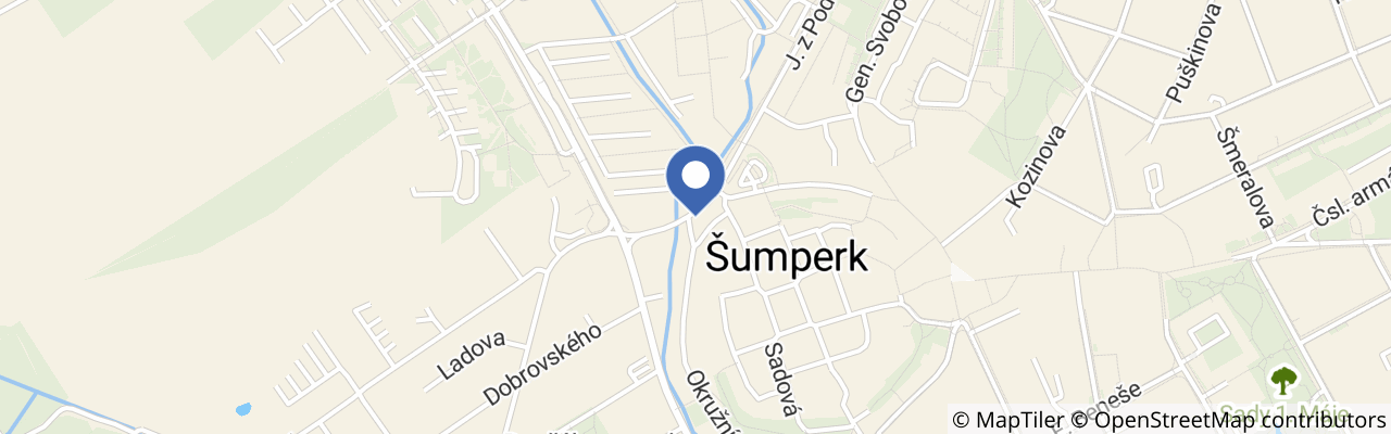 Mapa - Hotel pod Radnicí