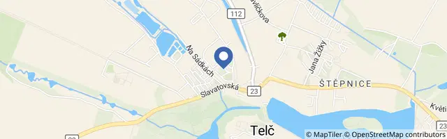 Mapa - Food fest Telč 2026