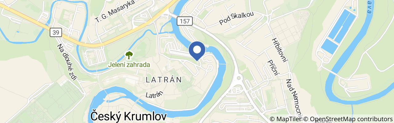 Mapa - Krumlovská Věž