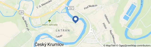 Mapa - Krumlovská Věž