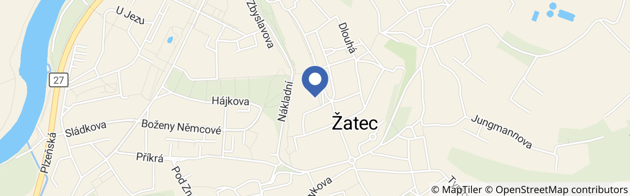 Mapa - Žatecká Dočesná 2026