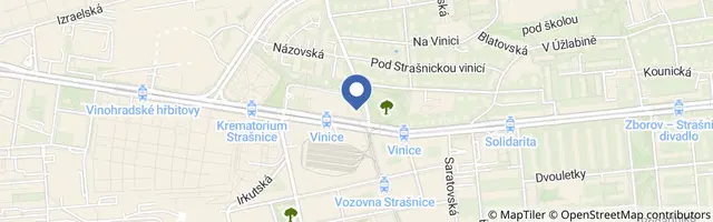Mapa - Letní scény Prahy 10 – Malešičký park