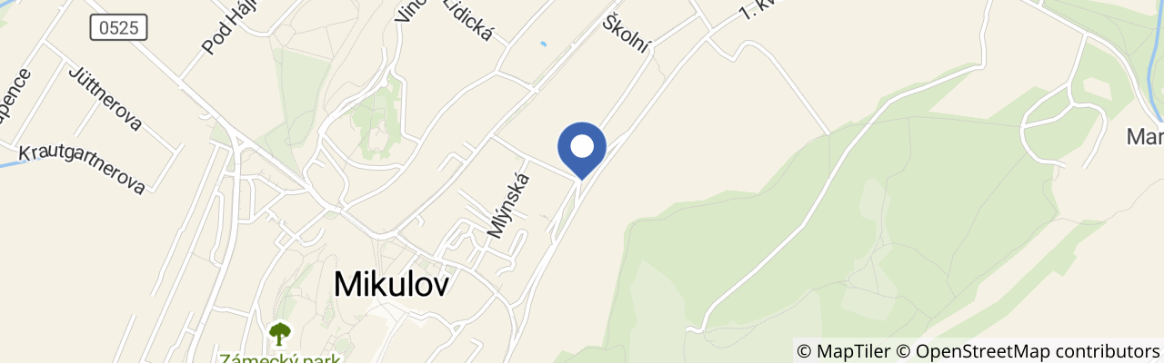 Mapa - Noční otevřené sklepy Mikulov 2026