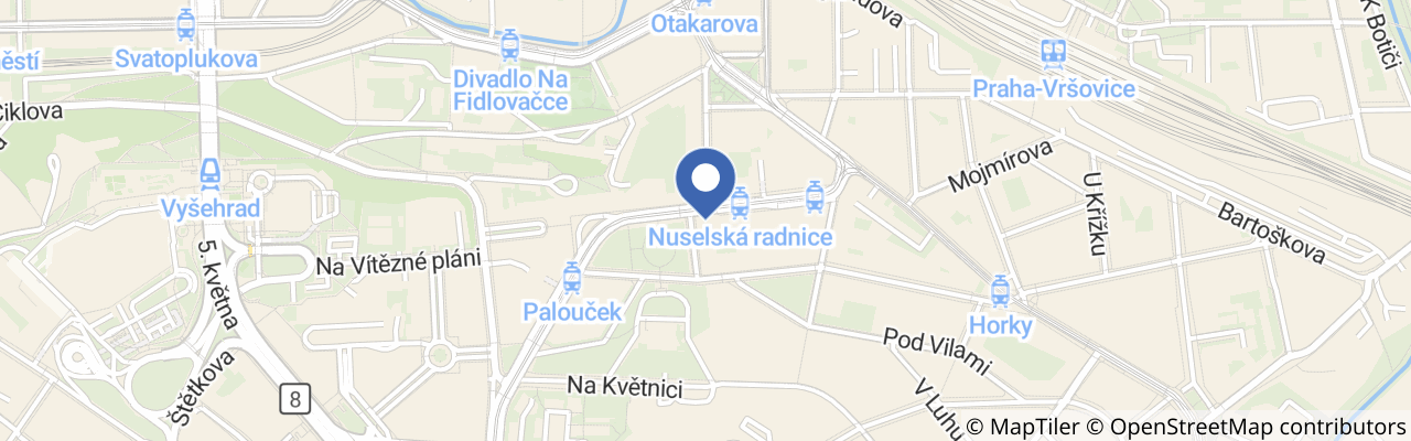 Mapa - Talentissimo Praha 2026