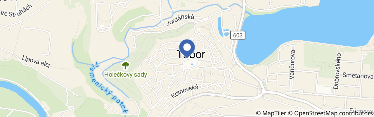 Mapa - Táborská setkání 2026