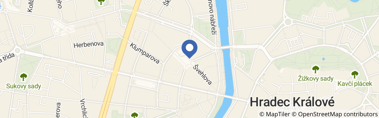 Mapa - Velká cena města Hradec Králové v cyklistice 2026