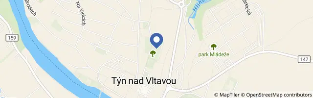 Mapa - Vltavotýnské slavnosti města 2026