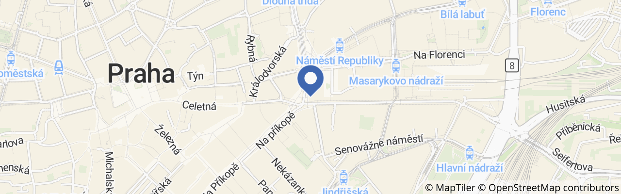 Mapa - Saturnin – muzikál v Divadle Hybernia