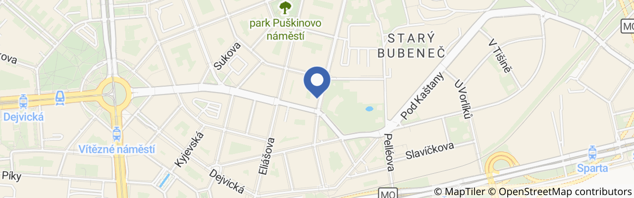 Mapa - Open House Praha 2027