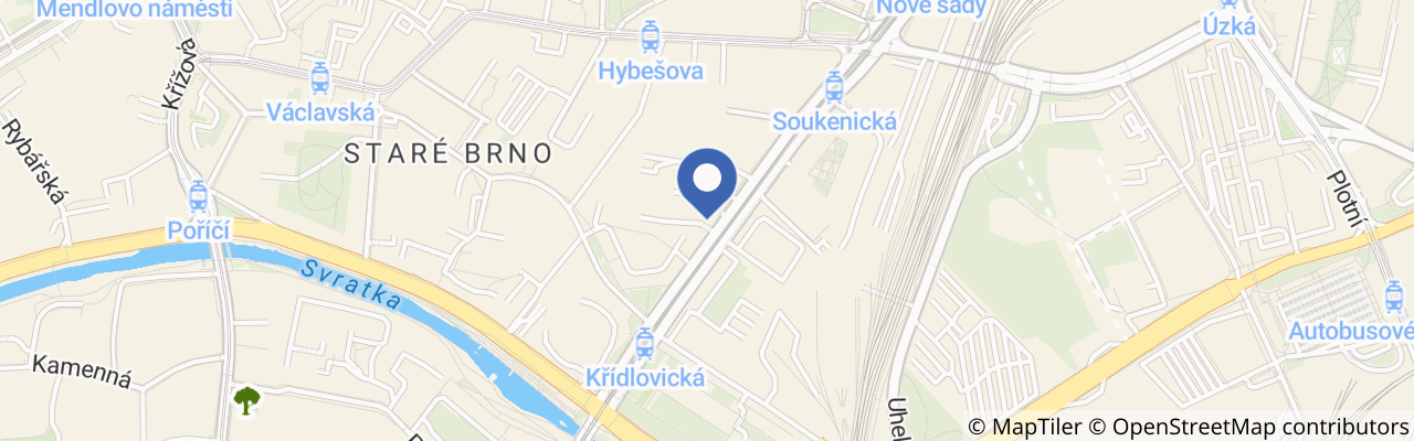 Mapa - Cyklovlak Zaječí – Kobylí – Mutěnice – Hodonín