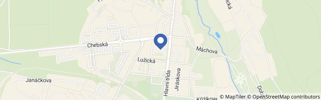 Mapa - Chopinův festival v Mariánských Lázních 2026