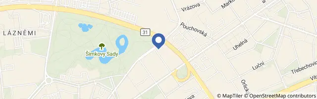 Mapa - Cyklistické závody Prima Cup 2026