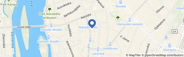 Mapa - Festival Benátská! 2026 v Liberci
