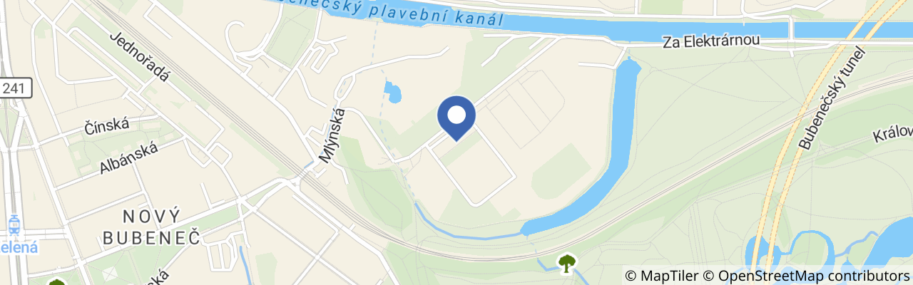 Mapa - Závod Běchovice – Praha 2026