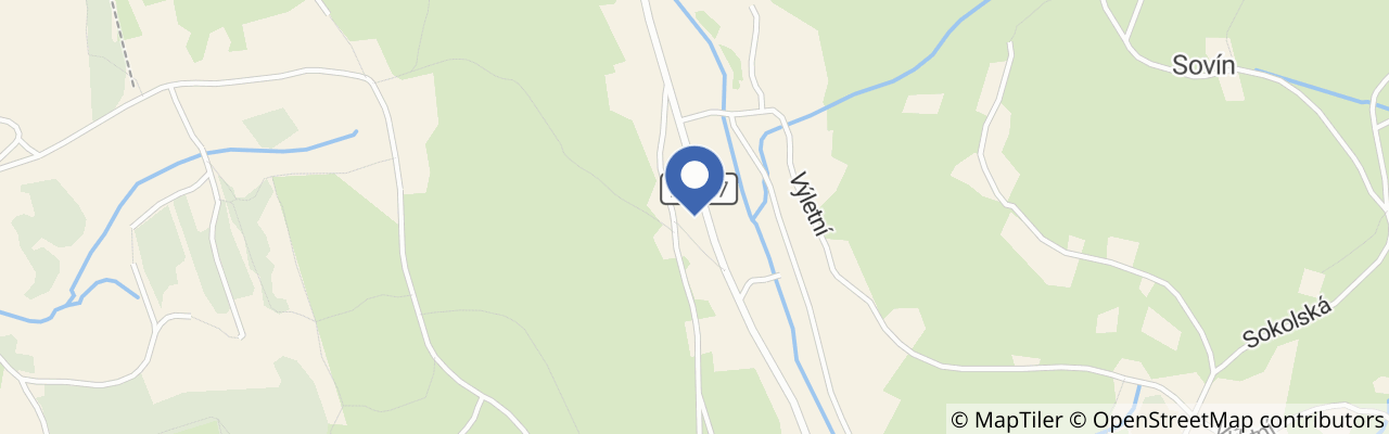 Mapa - Apartmány pod Mariánskými schody