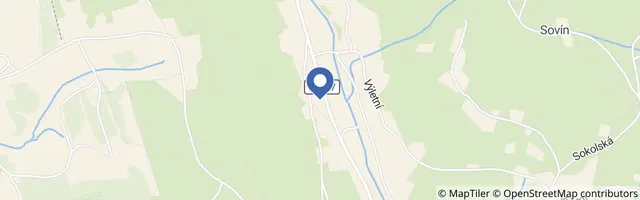 Mapa - Apartmány pod Mariánskými schody